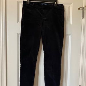 Old Navy black suede pants